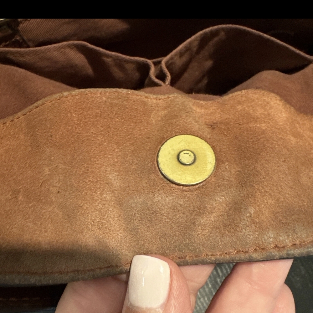Frye Tan Leather Shoulder Bag - Picture 11 of 16